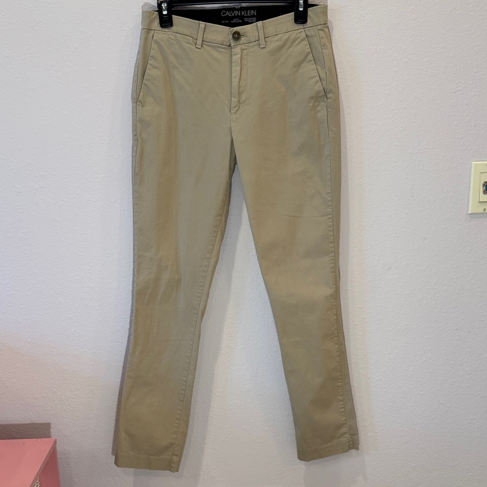 Calvin Klein Men's Khaki Chinos